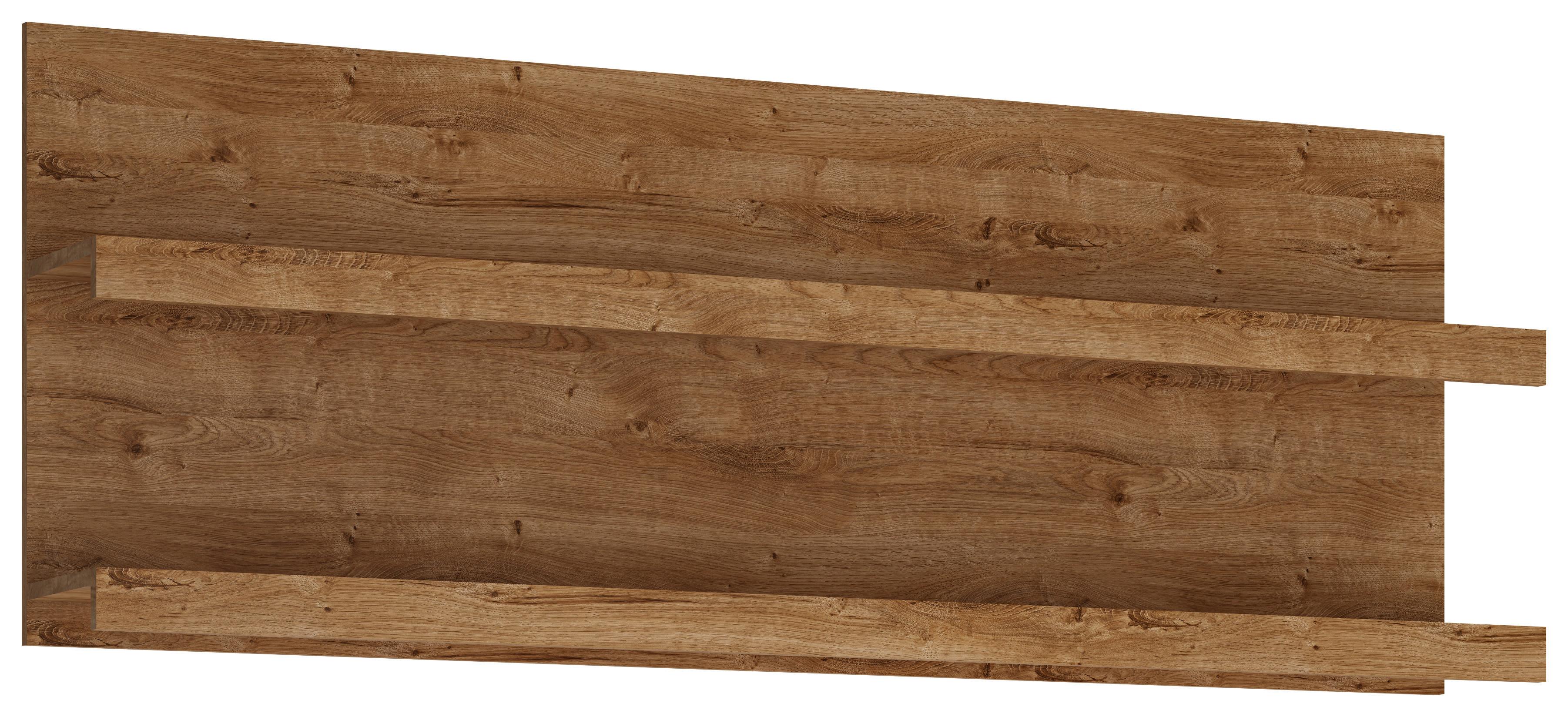 NÁSTĚNNÝ REGÁL FRIBO - Moderní, kompozitní dřevo (165,3/62/22cm)