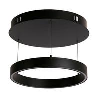 Led-hängeleuchte 30410bk - Schwarz, Basics, Metall (44/12.5cm)