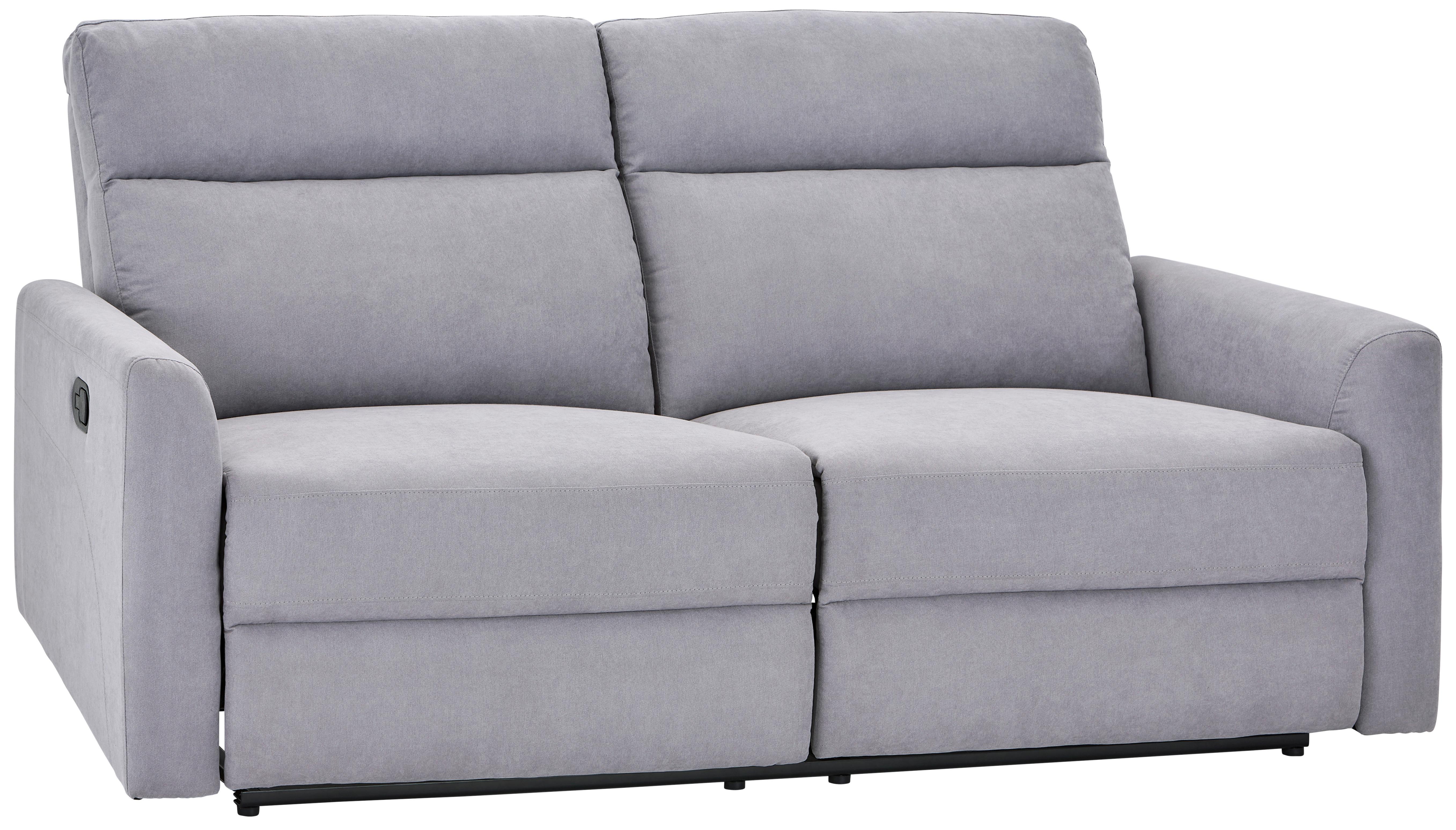 Kétüléses Kanapé Promo - világosszürke, Basics, textil (198/100/93cm) - Ondega