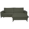 Ecksofa Clara Hellgrün B: 240 Cm - Hellgrün, MODERN, Textil (240/87/177cm)
