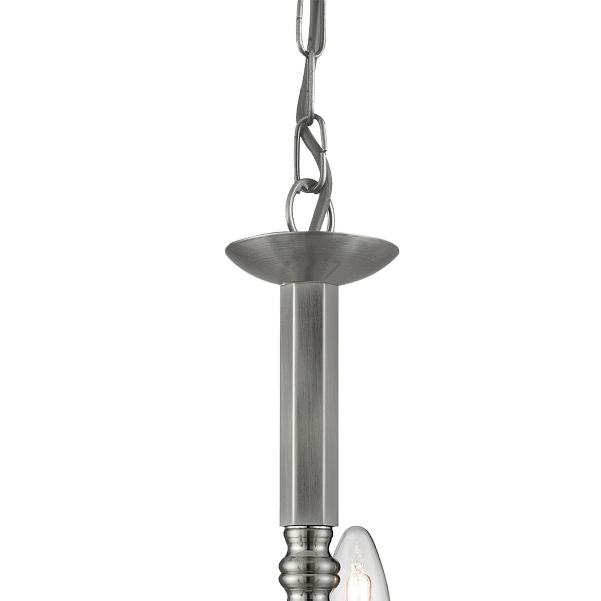 Kronleuchter 1505-5ss Richmond - Silberfarben, KONVENTIONELL, Metall (52/94cm)