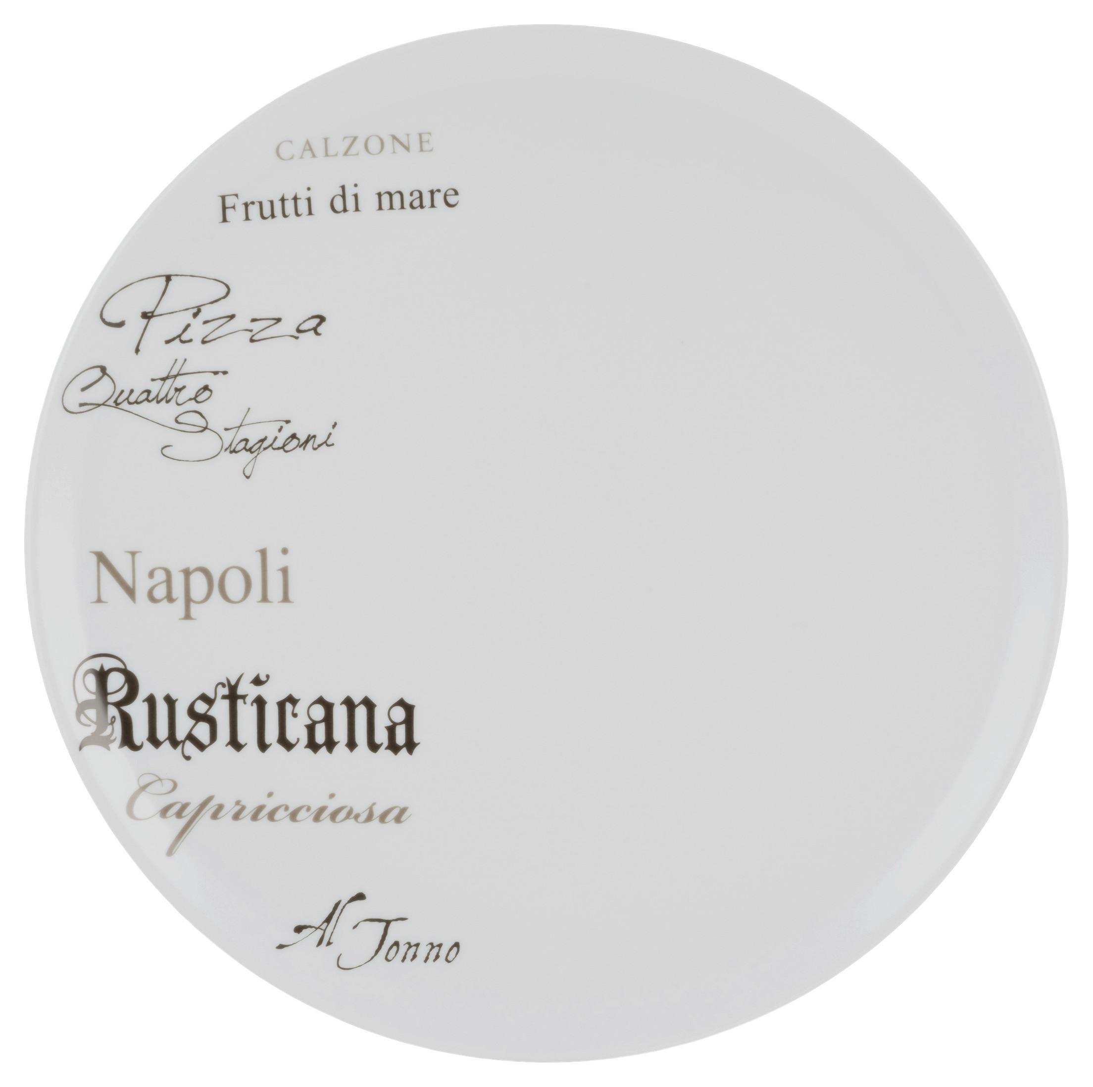 Pizzatellerset Europa Gustoso Porzellan Weiß - Weiß, Design, Keramik (33cm) - Creatable