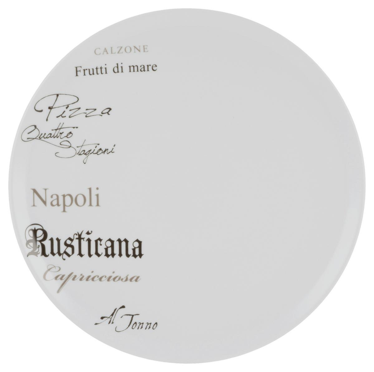 Pizzatellerset Europa Gustoso Porzellan Weiß - Weiß, Design, Keramik (33cm) - Creatable