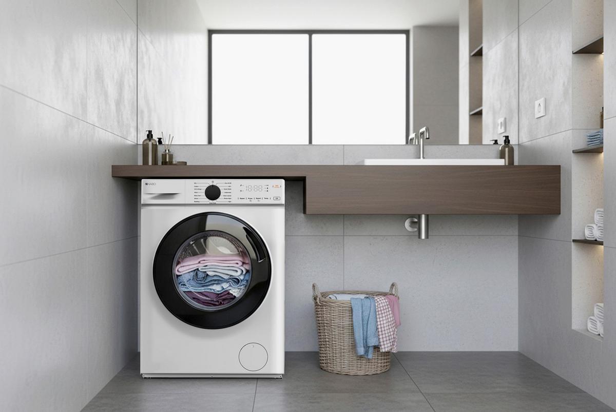 Waschmaschine Nabo "wm 1060", Füllmenge ca. 6 Kg - Weiß, Basics, Metall (60/84,7/46,5cm) - Nabo