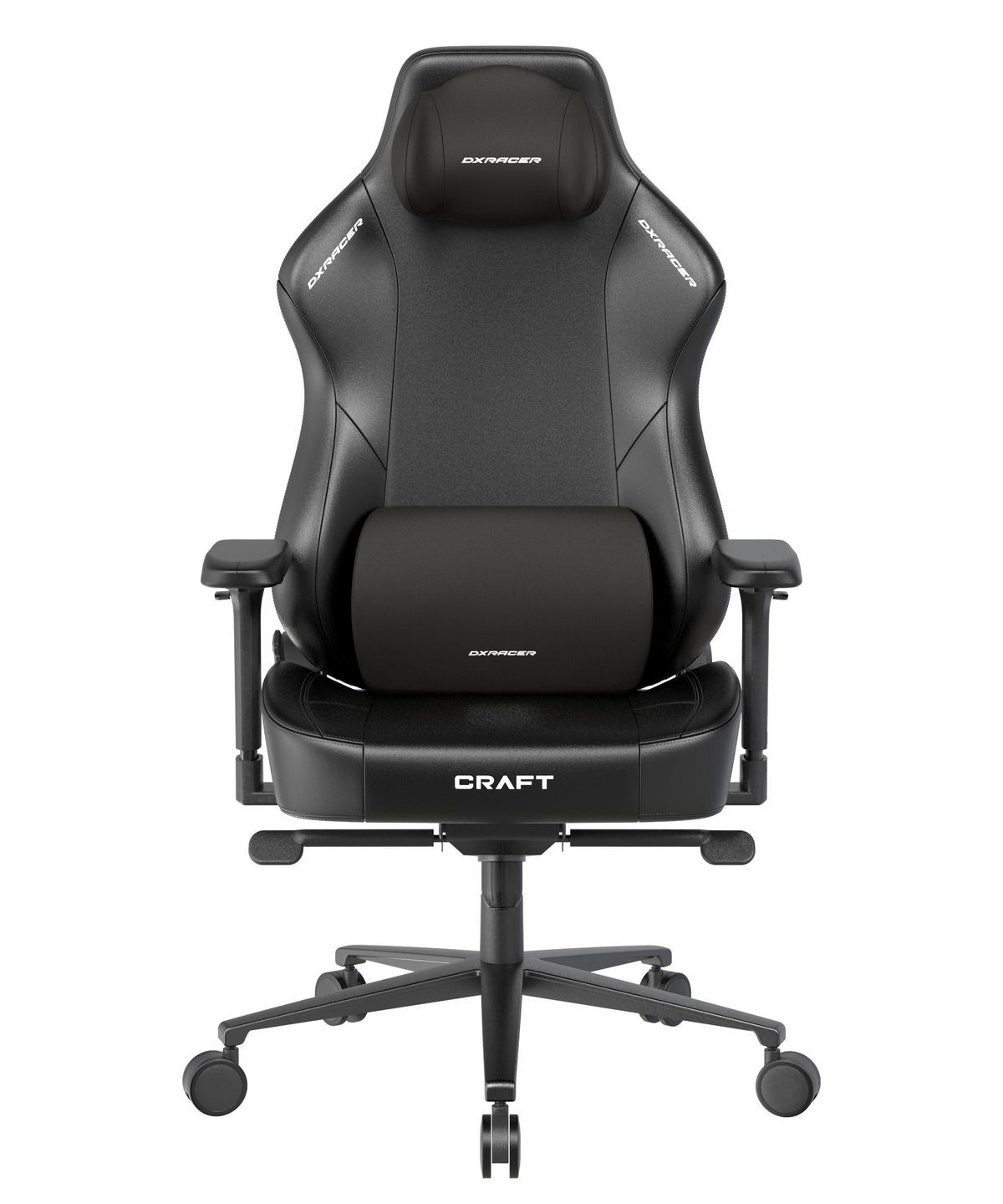 Gamingstuhl Craft Schwarz B: 70cm - Schwarz, KONVENTIONELL, Textil/Metall (70/132/70cm) - Dxracer