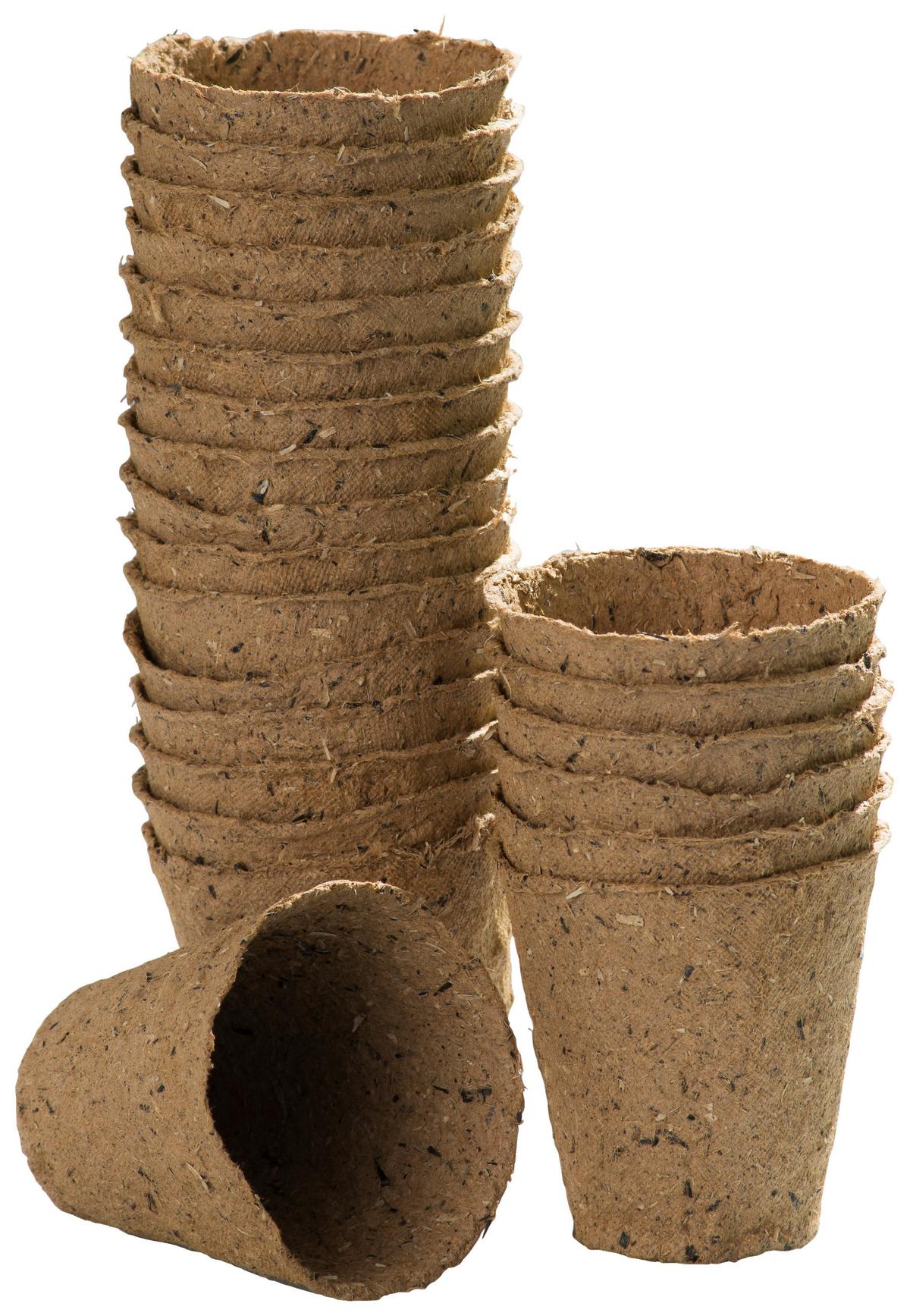 Anzuchttopf 07746 Anzucht-Toepfe 6cm - Braun, Basics, Papier (6/19,5/6cm) - Windhager