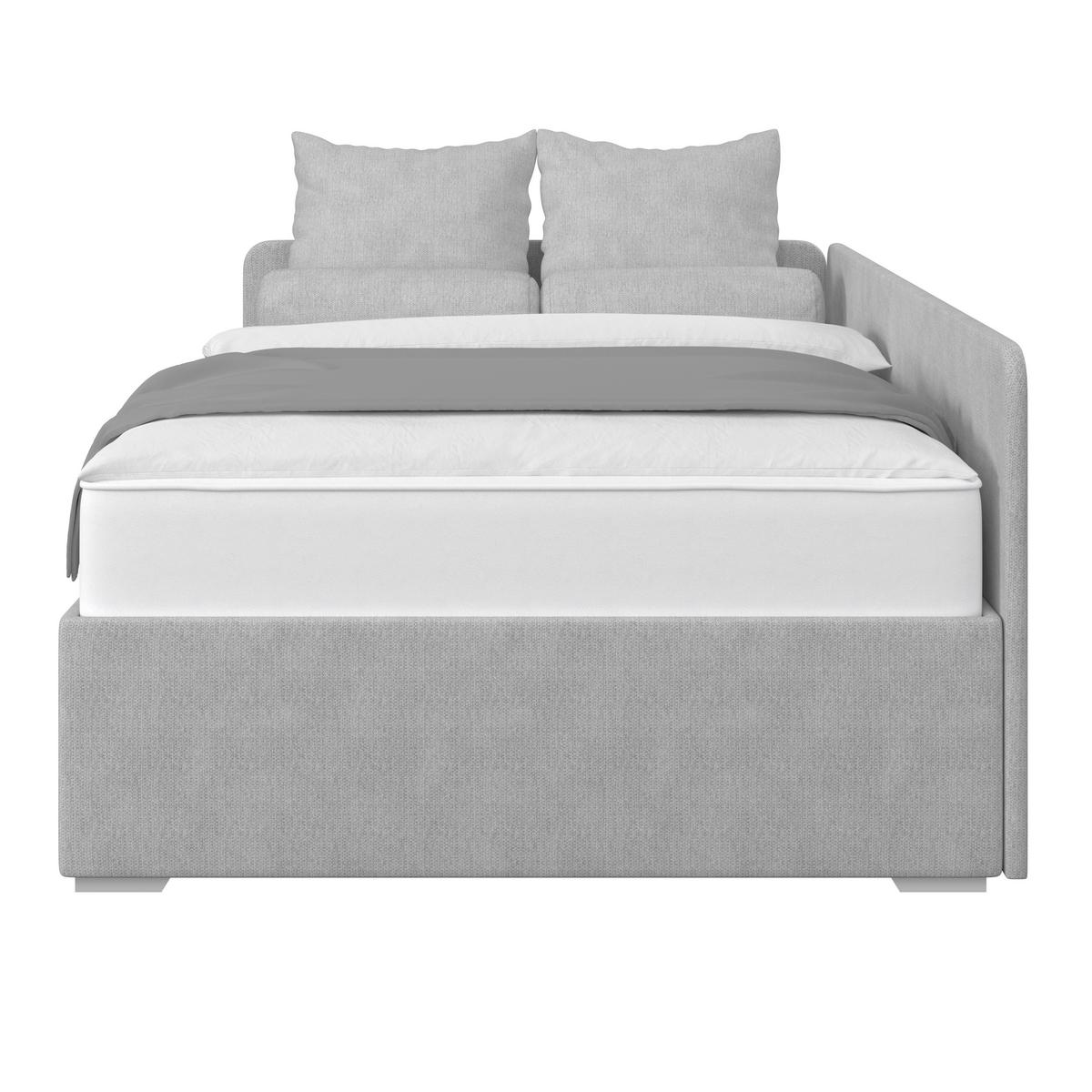 Kárpitozott Ágy Remi 120/200cm - szürke, Modern, textil/fa (120/200cm)