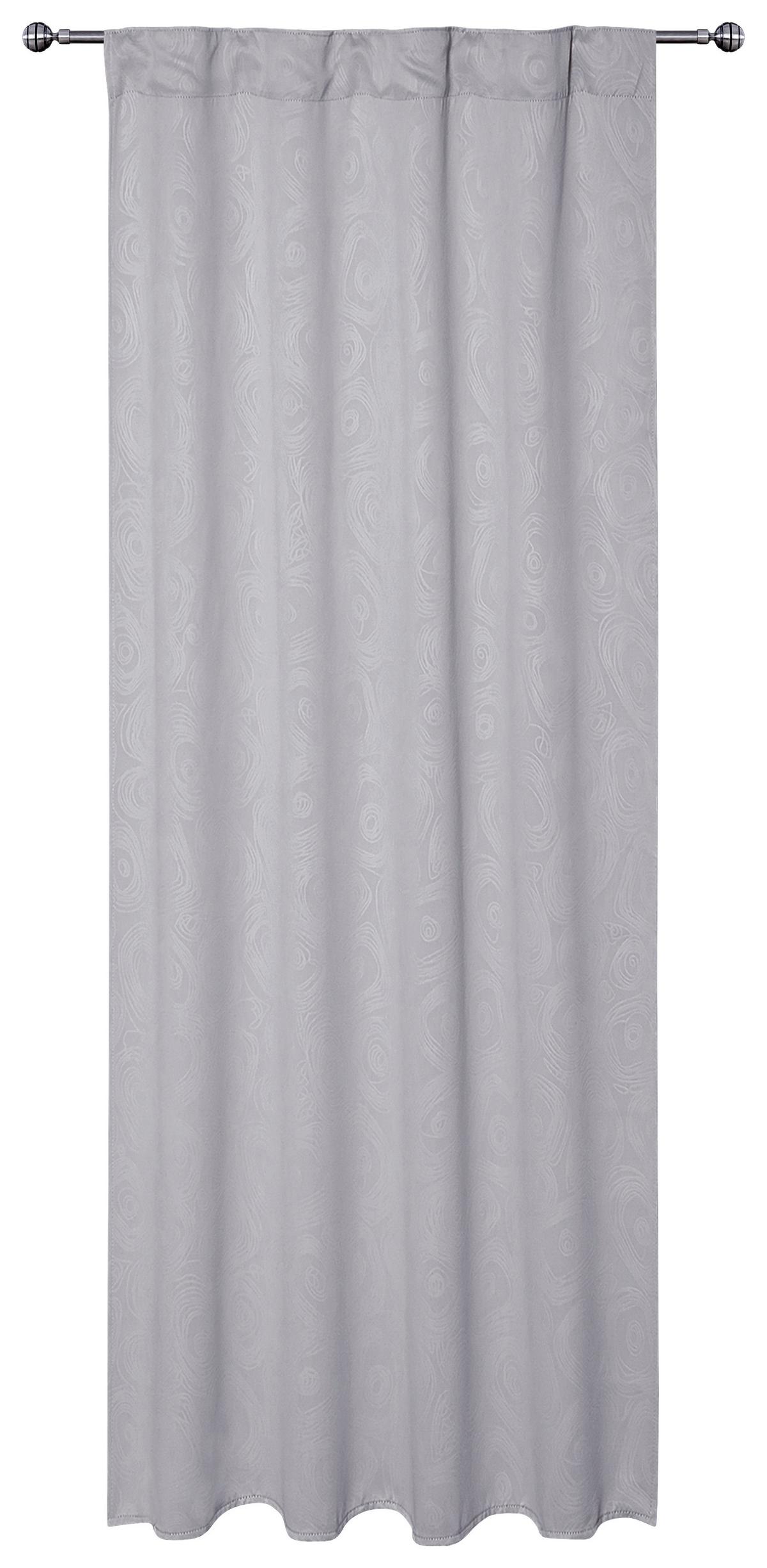 Verdunkelungsvorhang Romana - Grau, ROMANTIK / LANDHAUS, Textil (135/245cm) - James Wood