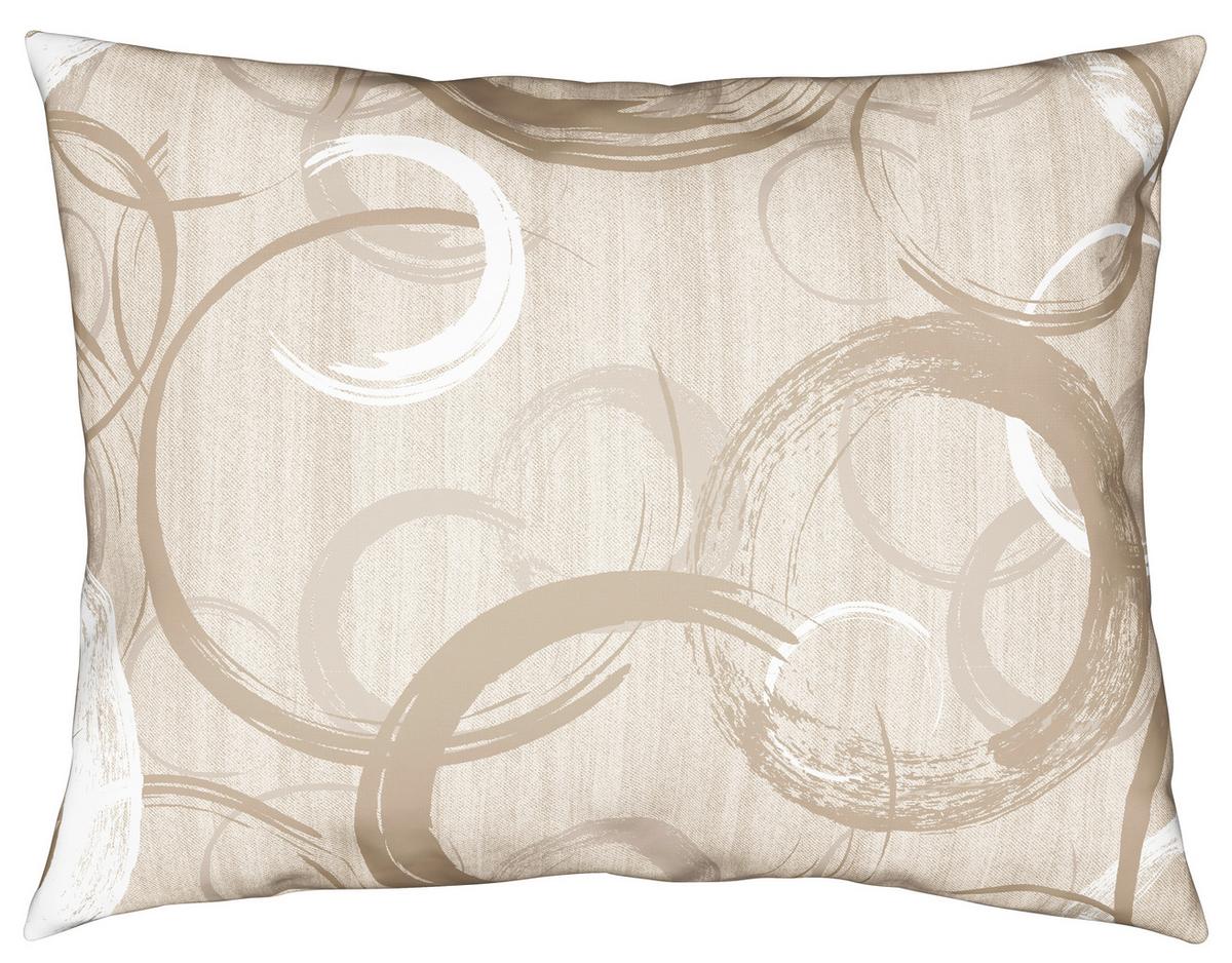 POVLEČENÍ NEW CIRCLES - béžová, textil (140/200cm) - Modern Living