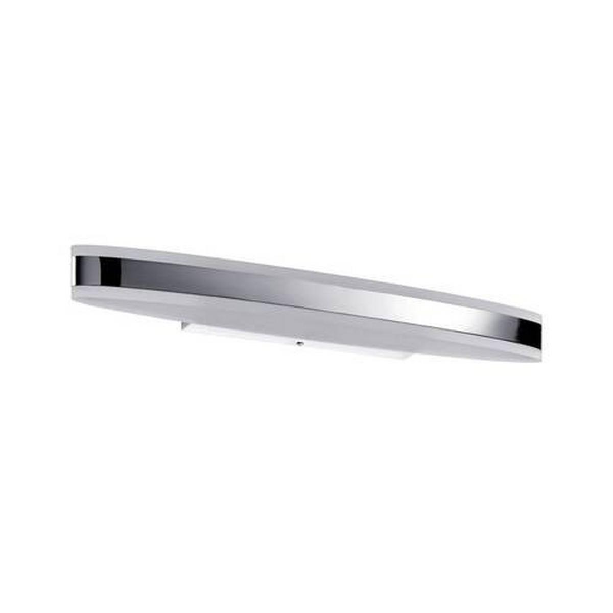 LED-Wandleuchte 1-Flammig Weiß/Chromfarben - Chromfarben/Weiß, Basics, Metall (50/4,5cm) - Paulmann