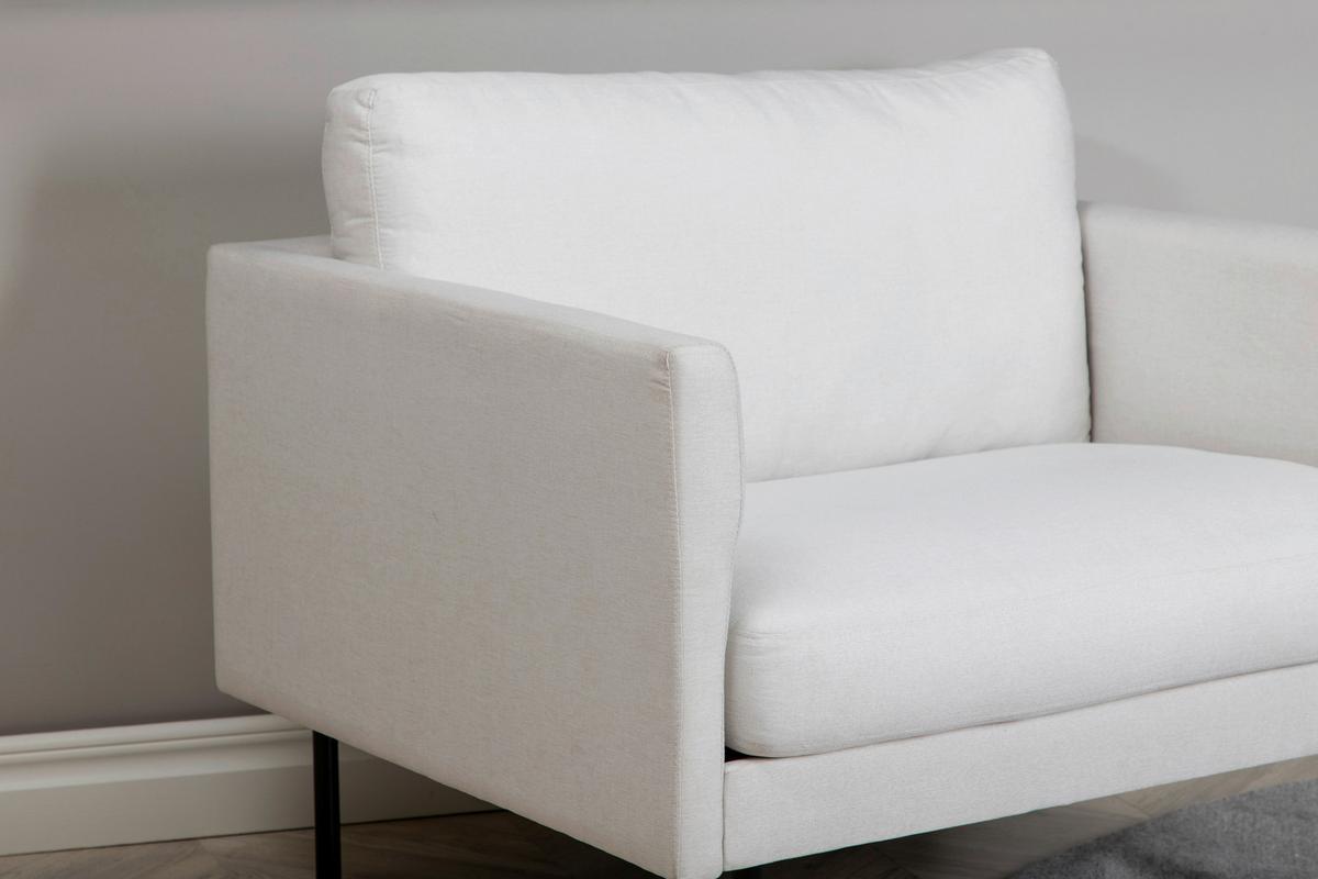 Sessel Zoom - Beige/Schwarz, Design, Kunststoff/Textil (95/80/84cm) - Livetastic