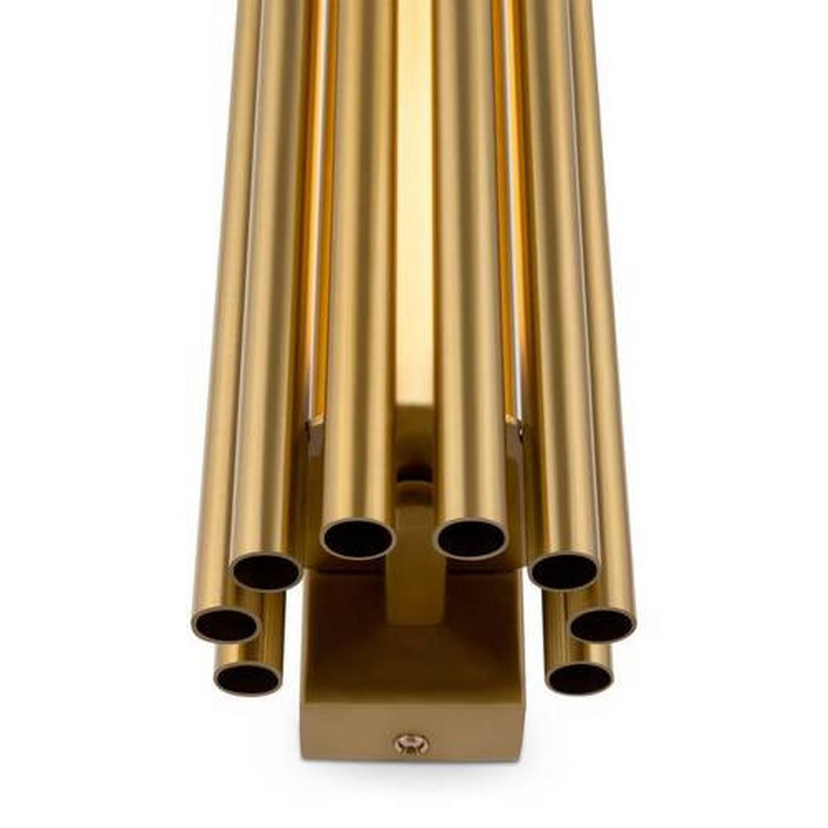 Wandleuchte Sonata - Messingfarben/Goldfarben, Trend, Kunststoff/Metall (8,1/36cm) - MAYTONI