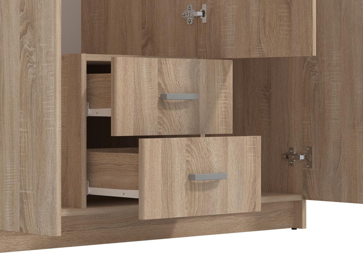 Nyílóajtós Szekrény Hana 120/205 Cm *top Ár* - Basics (120/205/52cm) - Best Price
