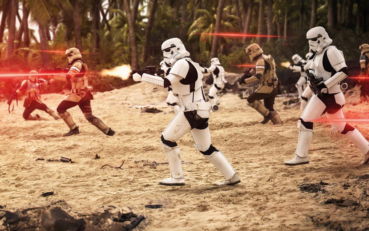 Vliestapete Star Wars Imperial Strike - Multicolor, Basics (400/250cm) - Komar