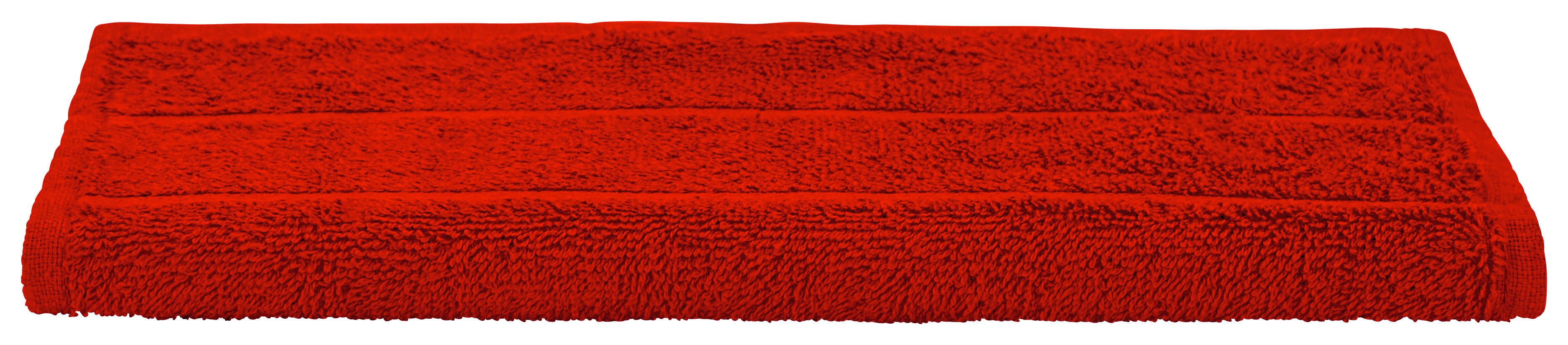 Gästehandtuch Liliane Baumwolle 420 g/M2 30x50 cm - Bordeaux, KONVENTIONELL, Textil (30/50cm) - Ondega