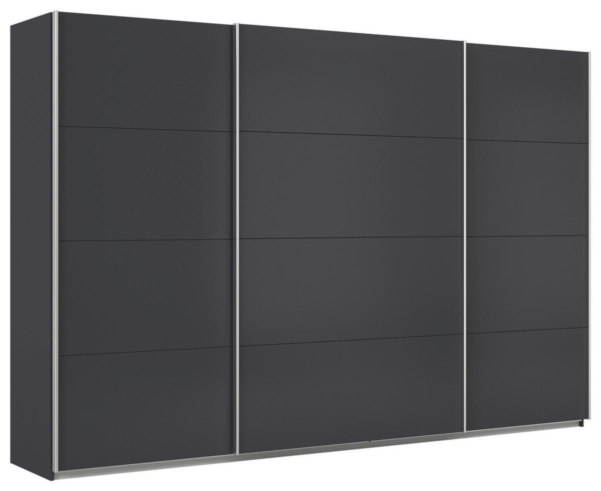 Tolóajtós Szekrény Feldkirch 315/210 Cm - antracit, Modern, faalapú anyag (315/210/62cm)