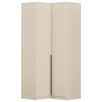 Eckkleiderschrank Alabama Champagner B: 100 Cm - Champagner, MODERN, Holzwerkstoff (100/229/102cm) - Rauch Möbel