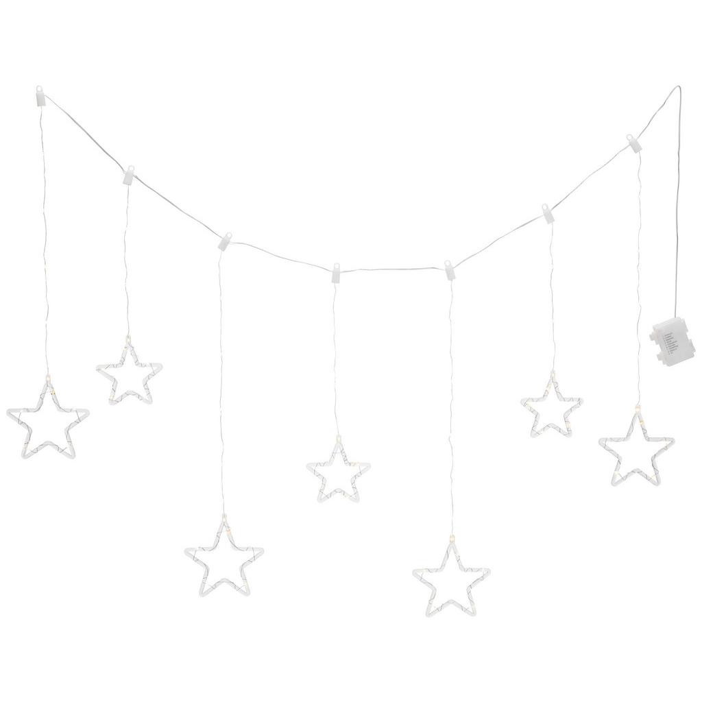 LICHTERVORHANG Sterne, versch. Designs
