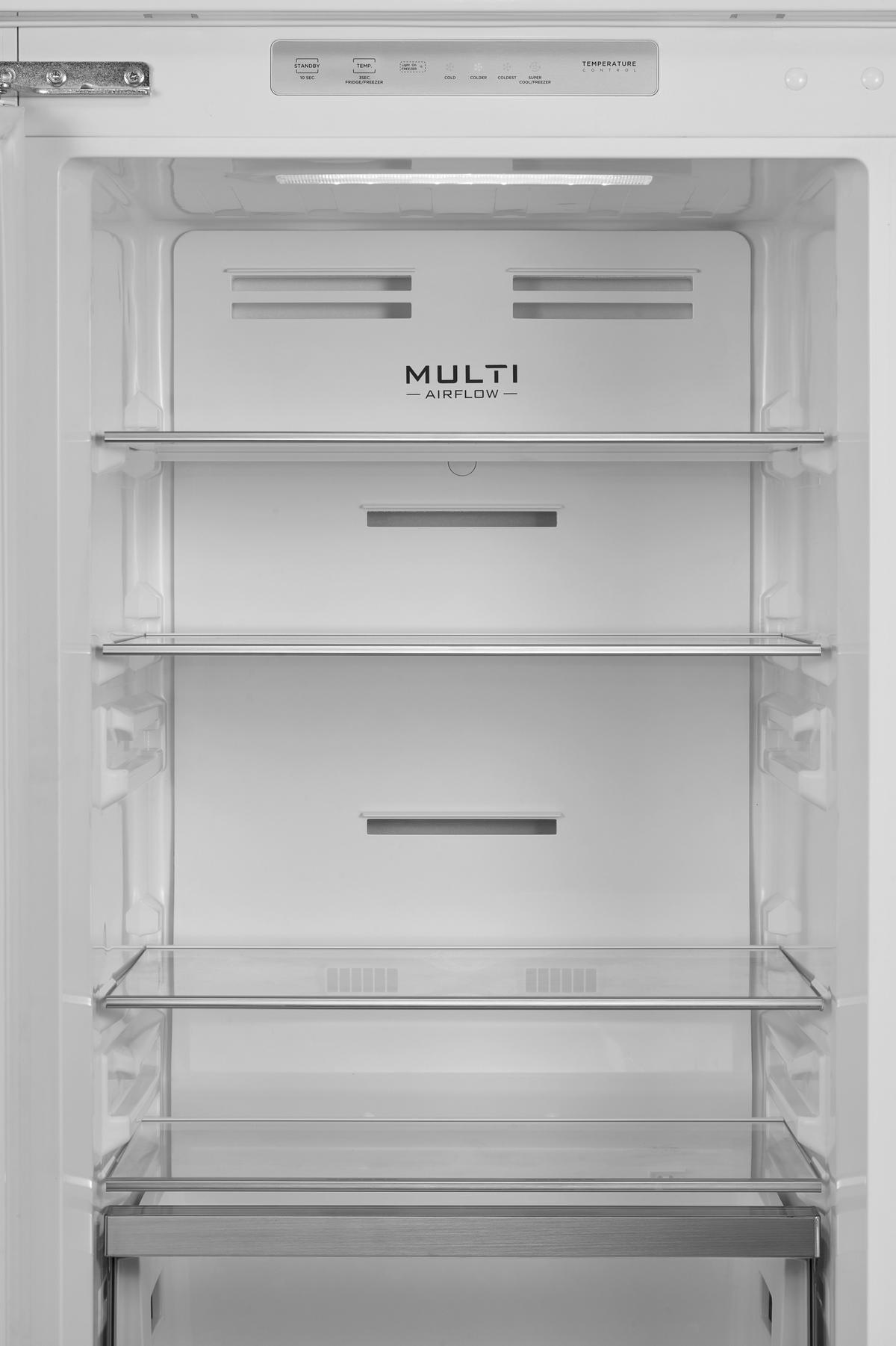Einbaugefrierschrank Mdre306fge01 - Weiß, Basics, Kunststoff/Metall (54cm) - Midea
