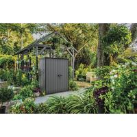 ZAHRADNÍ DOMEK CORTINA ALTO - tmavě šedá, plast (140/73.6/170.4cm)