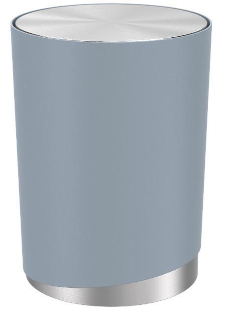Koš na kosmetické potrěby Chris, 5l - antracitová, Moderní, kov/plast (19,05/25,4cm) - Mömax