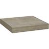 Wandboard Simple B: 23,5 Cm, Sonoma Eiche Dekor - Eichefarben, MODERN, Holzwerkstoff (23,5/3,8/23,5cm)