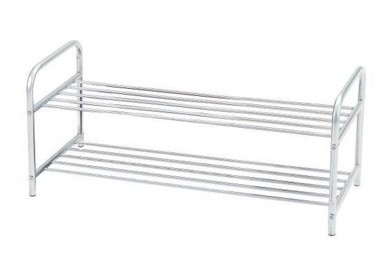 Cipőspolc Rogger - Ezüst, modern, Fém (82/38/33cm) Cipőspolc Rogger - Ezüst, modern, Fém (82/38/33cm)