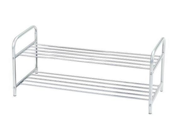 Regál Na Topánky Rogger - farby striebra, Moderný, kov (82/33/38cm) Regál Na Topánky Rogger - farby striebra, Moderný, kov (82/33/38cm)