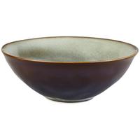 Salátástál Iryna - barna, Modern, kerámia (25/8,5cm) - Luca Bessoni