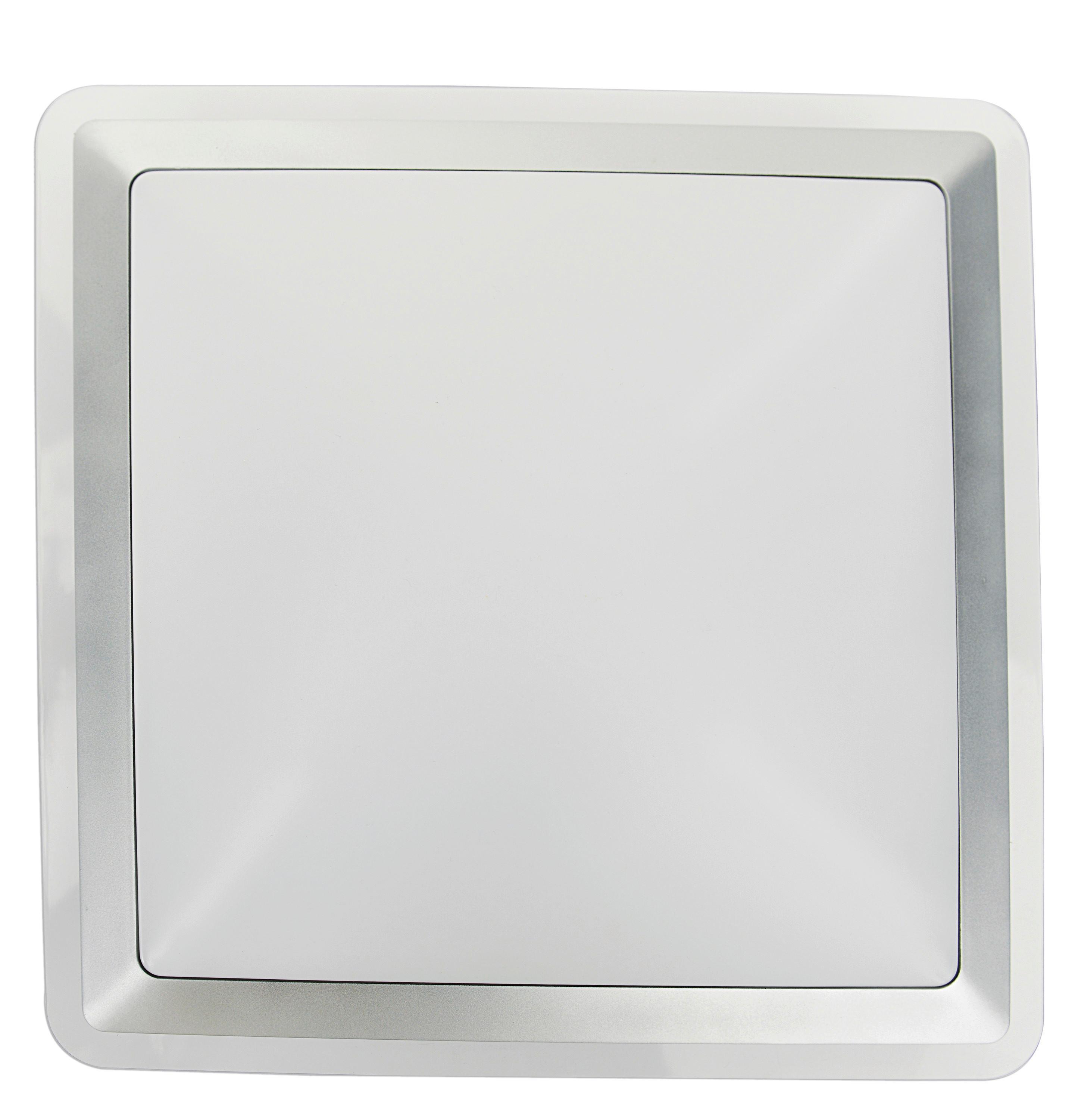 Led-wandleuchte Stan, Warmweiß, Eckig - Weiß, Basics, Kunststoff/Metall (16/19cm) - Näve