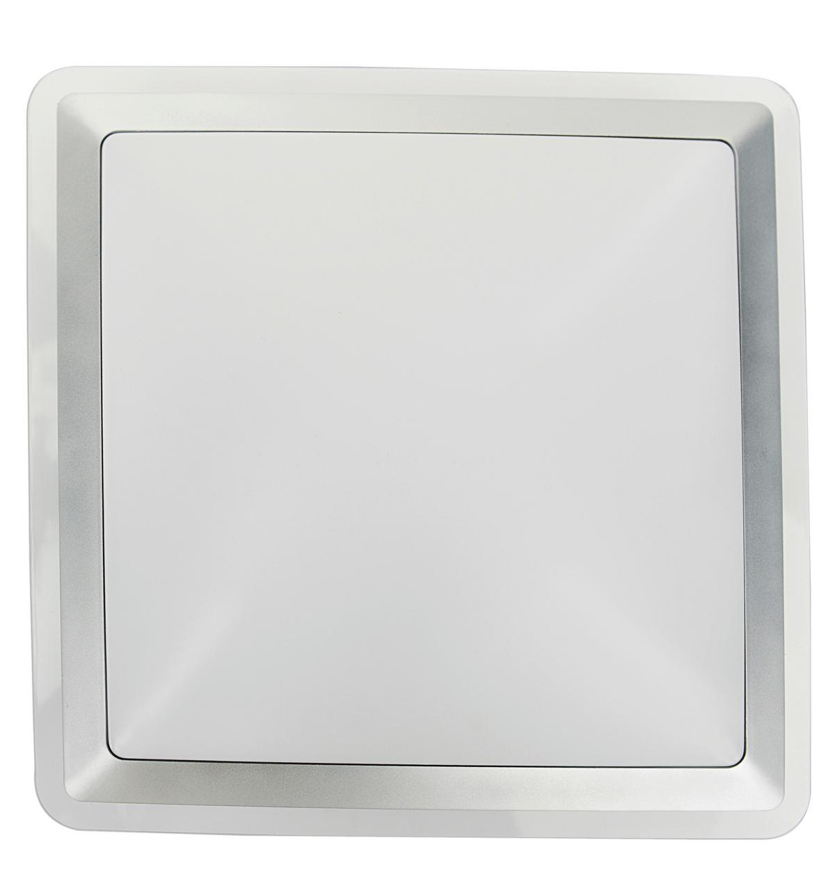 LED-Deckenleuchte Ø 33,5 cm, Silberfarben - Silberfarben, Basics, Kunststoff/Metall (33,5cm) - Näve