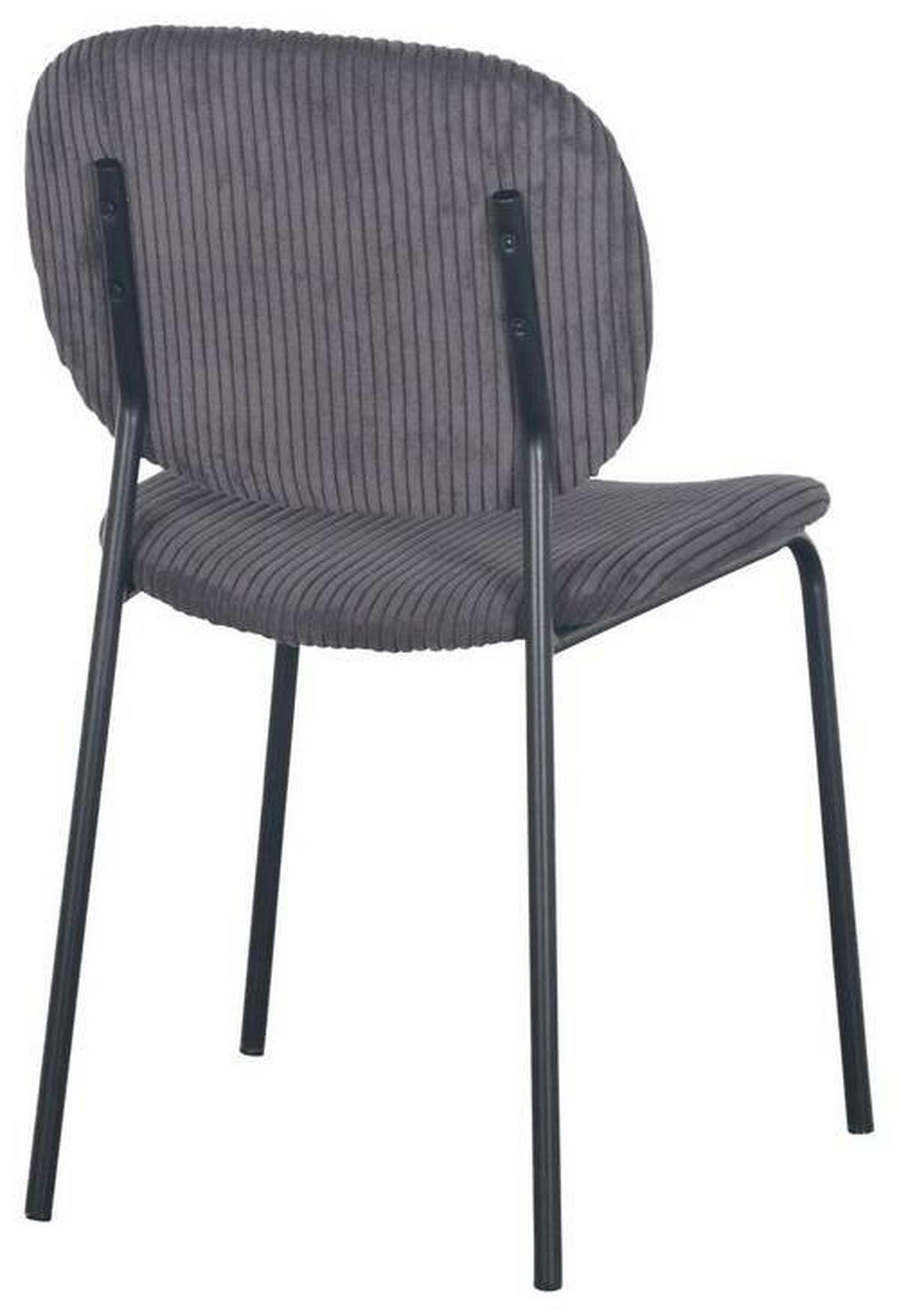 Židle Ira, šedá - šedá/černá, Moderní, kov/dřevo (47/83/53cm) - Mömax