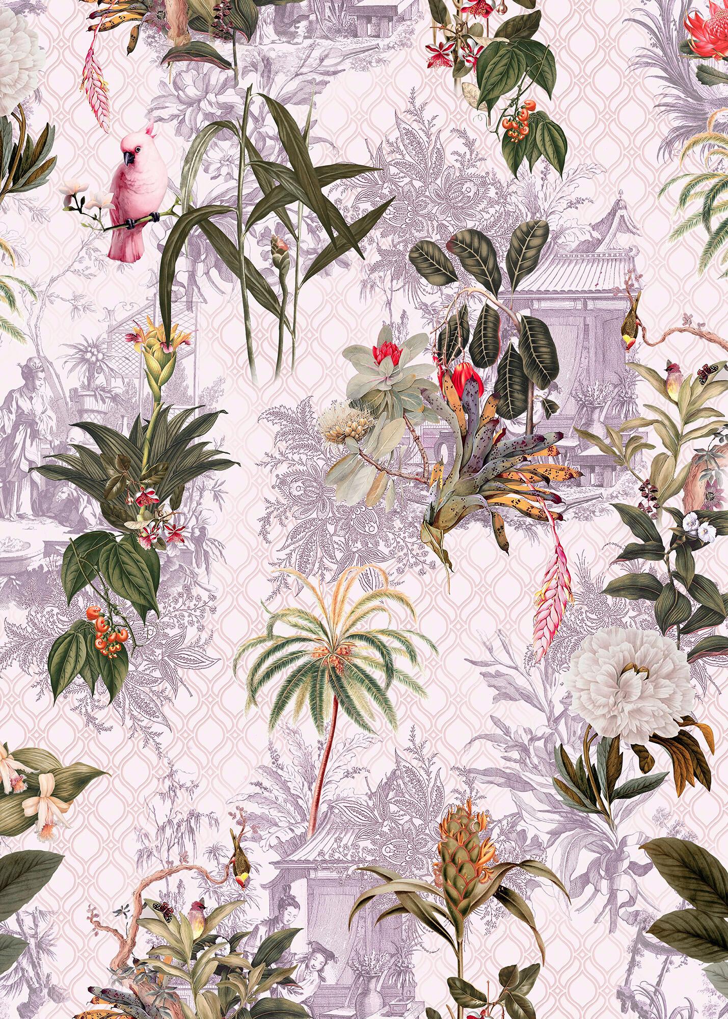 Fototapete 200/280 cm Floral 