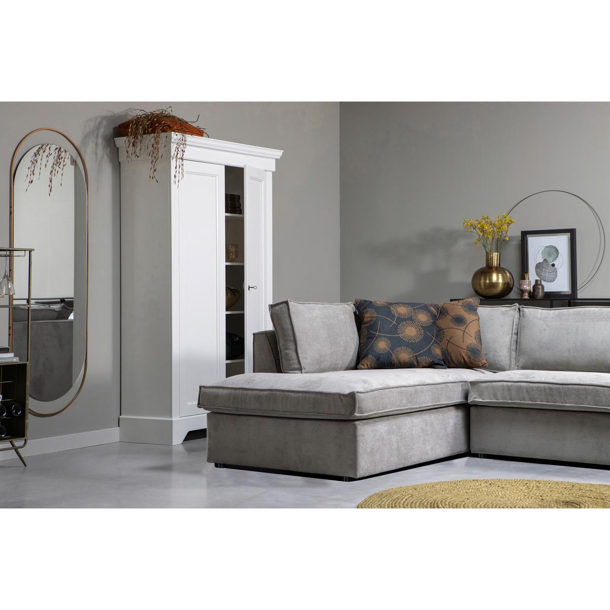 Ecksofa Thomas Grün S: 197x283cm - Schwarz/Grün, Design, Textil (197/283cm) - Livetastic