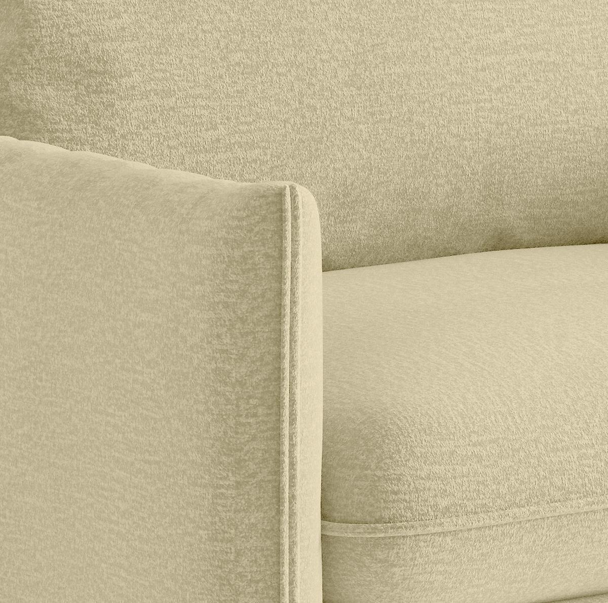 Ecksofa Samos Beige S: 267x204 Cm - Beige/Schwarz, Design, Textil (267/204cm) - Livetastic