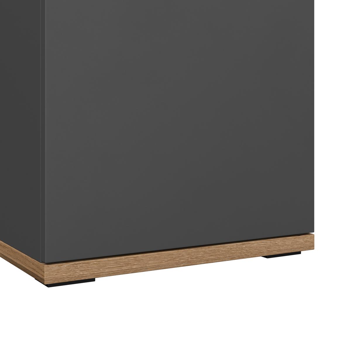 Badezimmer Unterschrank Cotia Cotls 4 BxH 40x86 cm - Eichefarben/Anthrazit, MODERN, Holzwerkstoff (40/86/30cm) - James Wood