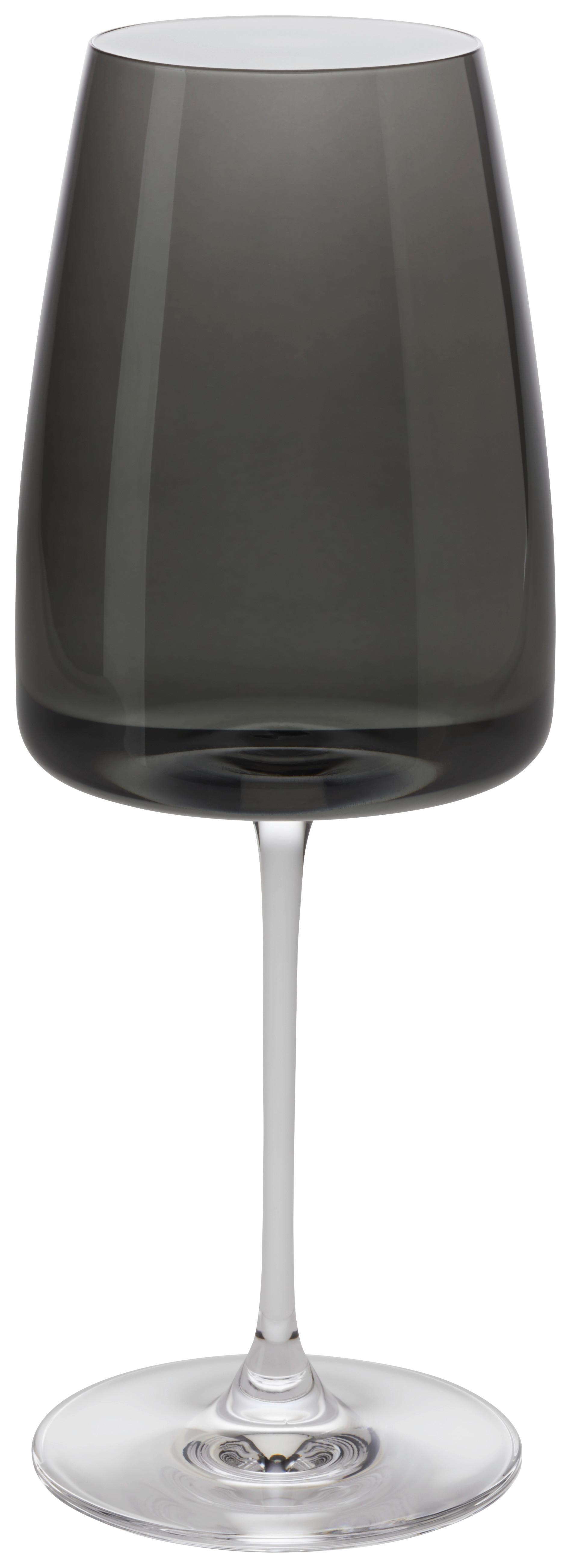 SKLENICE NA ČERVENÉ VÍNO NICKI - černá, Moderní, sklo (8,5/23cm) - Gourmesto
