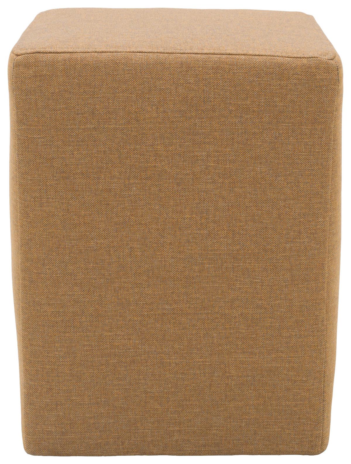 Hocker Looks Xx - Messingfarben/Silberfarben, Design, Textil (38/47/38cm) - LOOKS by W.Joop