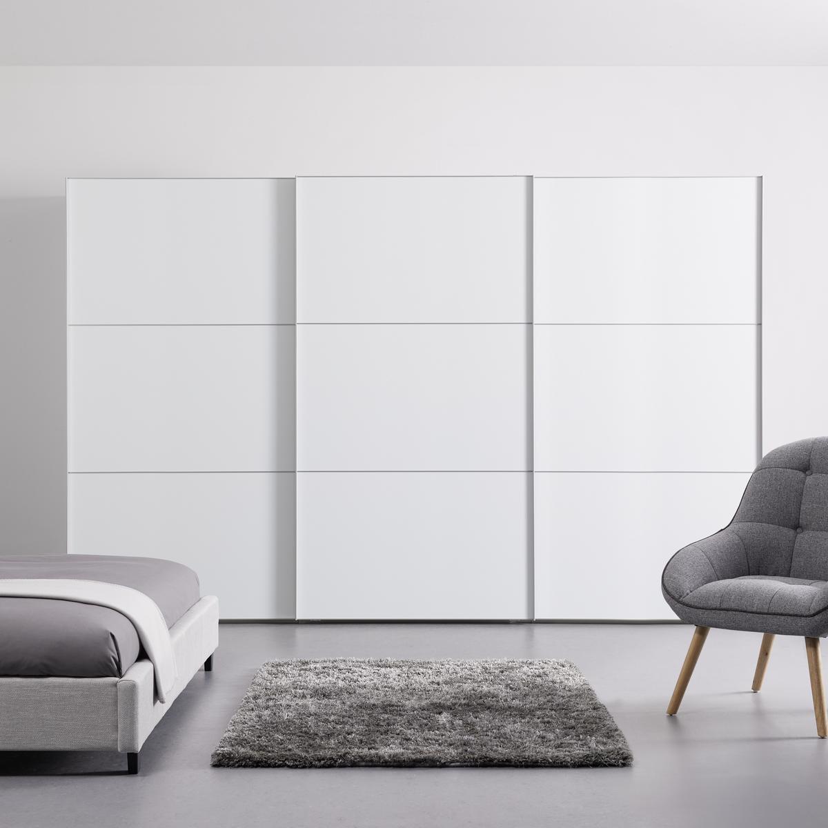 Schwebetürenschrank 336cm Includo, Weiß - Weiß, MODERN, Holzwerkstoff (336/222/68cm) - MID.YOU