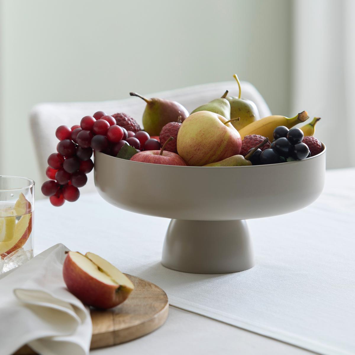 Mísa na ovocie BETTY - béžová, Moderní, kov (25/13cm) - Mömax