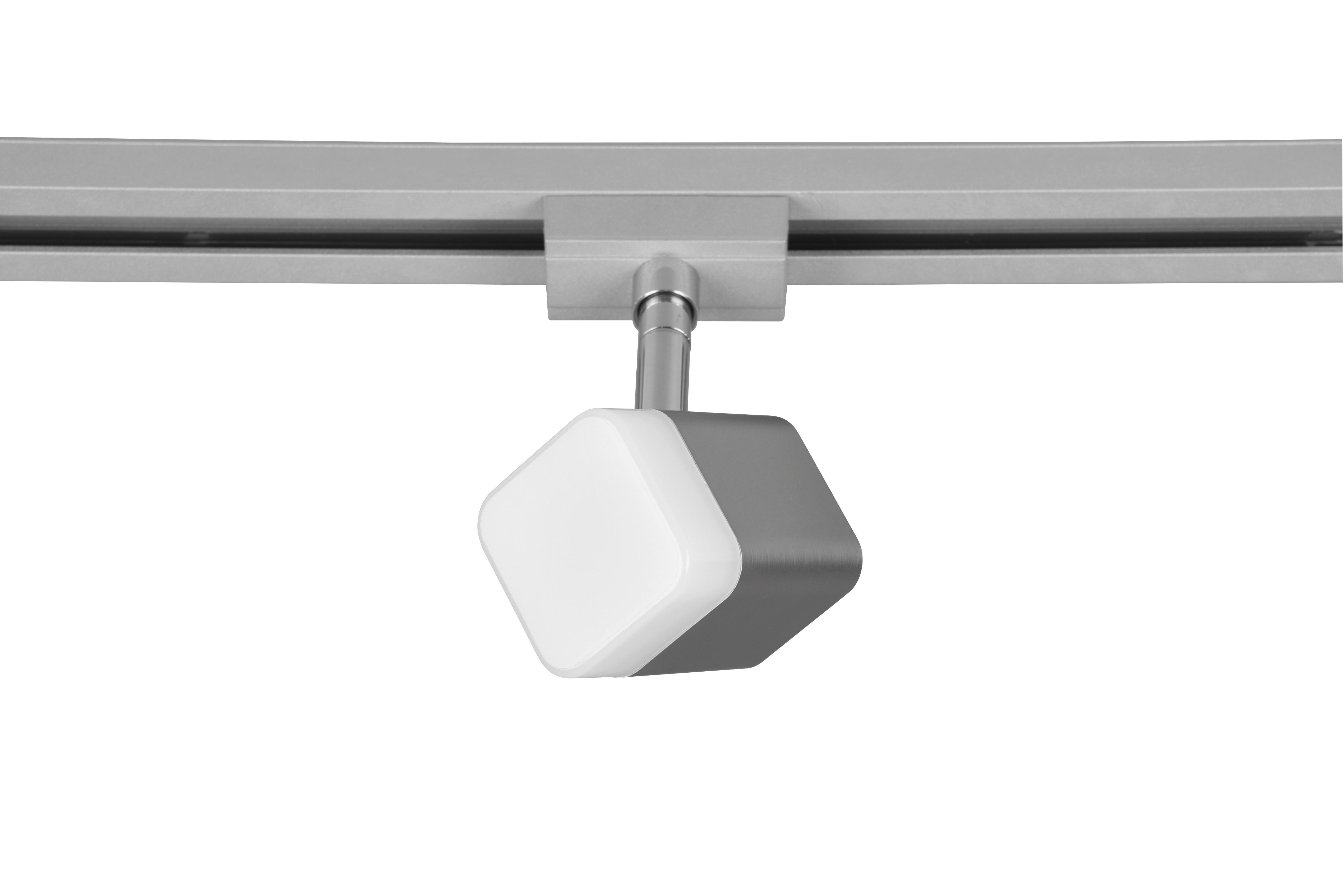 Deckenleuchte Duoline Spot Roubaix L: 5 cm, dimmbar - Nickelfarben, Basics, Metall (5,0/14,0/8,5cm) - Trio Leuchten