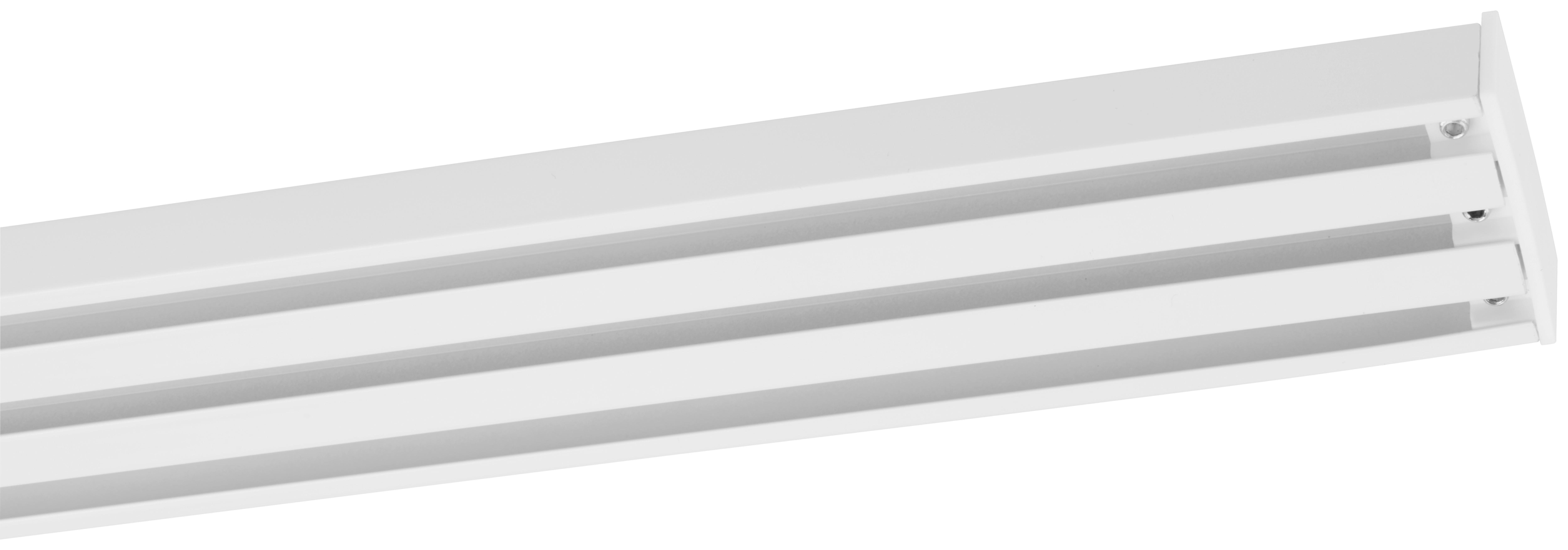 Kolejnička na závěsy Style, 160cm - bílá, kov (160cm) - Premium Living