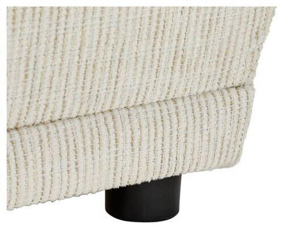 Chaiselongue Nello - Sandfarben/Schwarz, KONVENTIONELL, Textil (93/73/171cm) - MID.YOU