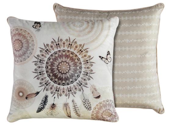 Zierkissen-doubleface Vandya - Sandfarben, Textil (48/48cm) Zierkissen-doubleface Vandya - Sandfarben, Textil (48/48cm)