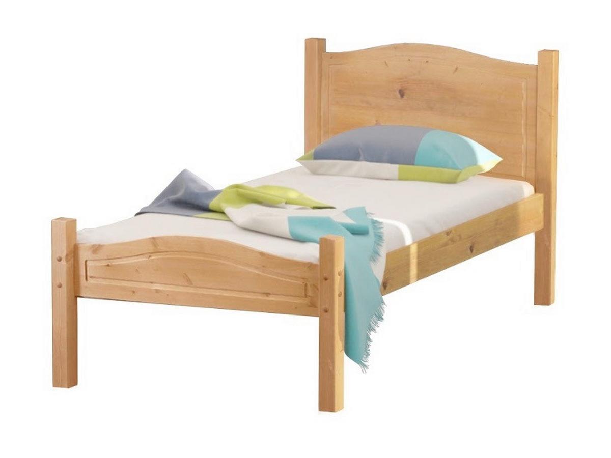Bett Bolton Naturfarben 90x200cm - Naturfarben, Design, Holz (90/200cm) - MID.YOU