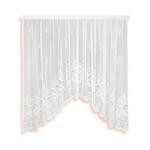 Blumenfensterstore Andrea Halbtransparent BxL: 300x145cm - Weiß, KONVENTIONELL, Textil (300/145cm) - Ondega