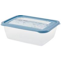 Gefrierdose 3er-Set Mia ca. 3 L Spülmaschinengeeigent - Blau/Weiß, KONVENTIONELL, Kunststoff (20,5/15,5/6,5cm)