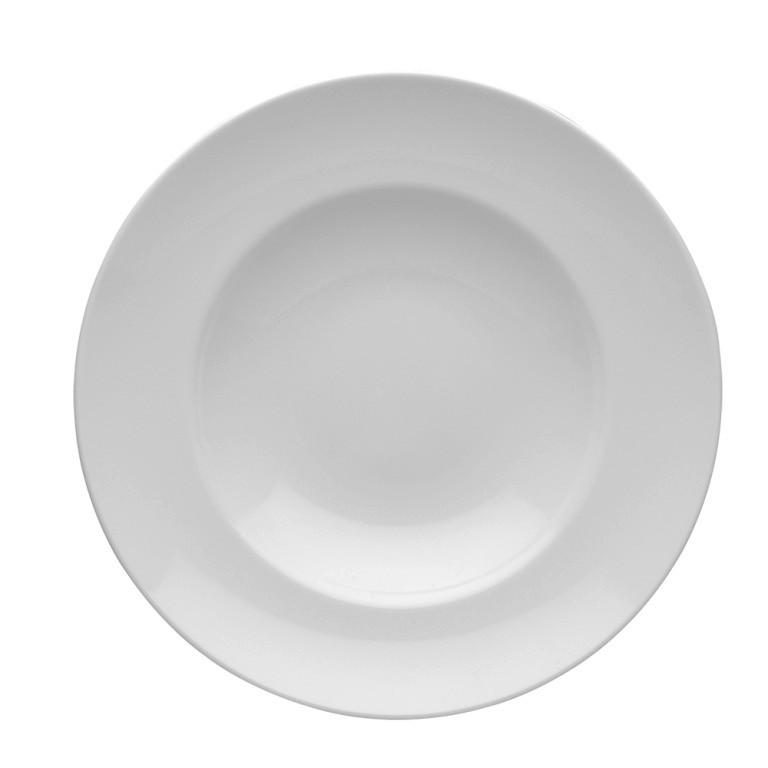 Talíř na těstoviny Katarína, Ø: ca. 27cm - bílá, Konvenční, keramika (27/5cm) - Modern Living