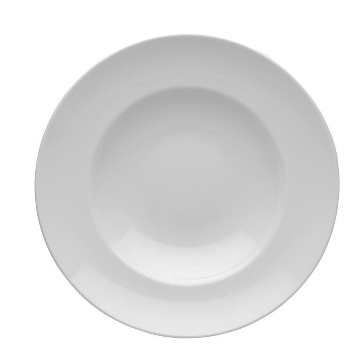 Talíř na těstoviny Katarína, Ø: ca. 27cm - bílá, Konvenční, keramika (27/5cm) - Modern Living