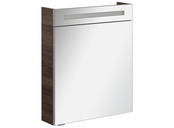 Spiegelschrank B.clever 60 cm Ulme - Ulmefarben, MODERN, Glas/Holzwerkstoff (60/71/16cm) - Fackelmann Spiegelschrank B.clever 60 cm Ulme - Ulmefarben, MODERN, Glas/Holzwerkstoff (60/71/16cm) - Fackelmann